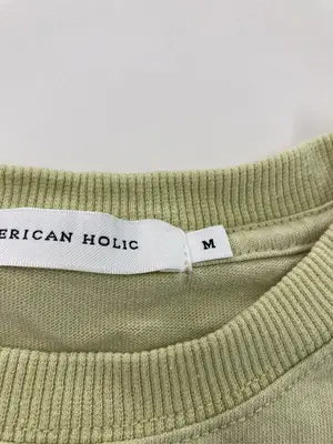 AMERICAN HOLIC/アメリカンホリック/Tシャツ/カットソー/トップス/ライトグリーン/M