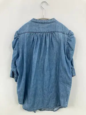 MOUSSY/マウジー/シャツ/ブラウス/トップス/スカイブルー/FREE