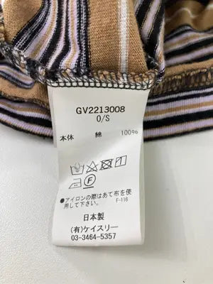 GVGV/ジーヴィージーヴィー/Tシャツ/カットソー/トップス/ブラウン/0/S