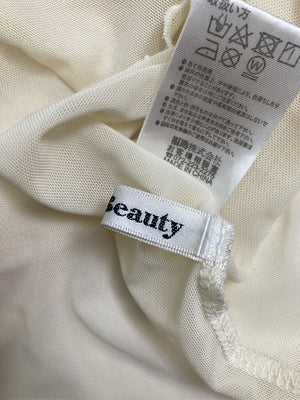 Cutie Beauty/キューティービューティー/Tシャツ/カットソー/トップス/アイボリー/L