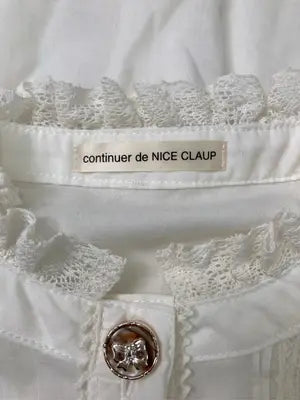 continuer de NICE CLAUP/コンティニューデナイスクラップ/シャツ/ブラウス/トップス/ホワイト/F