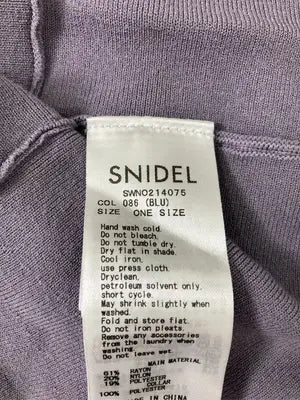 SNIDEL/スナイデル/ワンピース/ワンピース/ドレス/パープル/F
