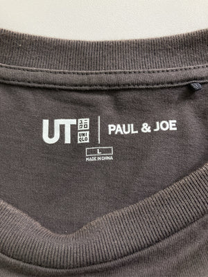 UNIQLO/ユニクロ/Tシャツ/カットソー/トップス/ブラック/L