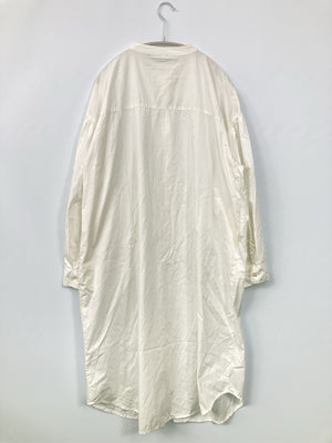 シャツワンピース/ワンピース/ドレス/ホワイト/L