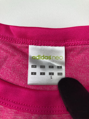 adidas neo/アディダスネオ/Tシャツ/カットソー/トップス/ピンク/L
