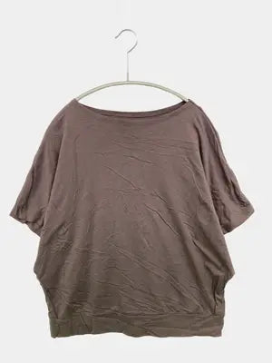 無印良品/ムジルシリョウヒン/Tシャツ/カットソー/トップス/ブラウン/M-L