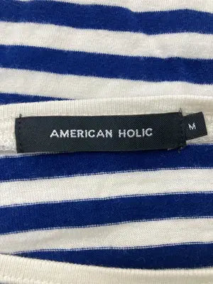 AMERICAN HOLIC/アメリカンホリック/Tシャツ/カットソー/トップス/ブルー/M