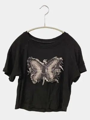 Tシャツ/カットソー/トップス/ブラック/L
