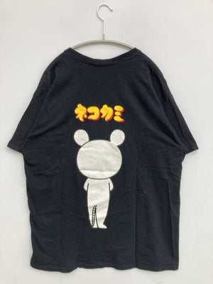KYUSONEKOKAMI/Tシャツ/カットソー/トップス/ブラック/L