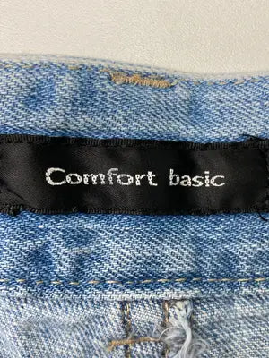 Comfort basic/コンフォートベーシック/デニムパンツ/パンツ/ブルー/M