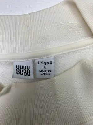 UNIQLO/ユニクロ/スウェット/トップス/アイボリー/L