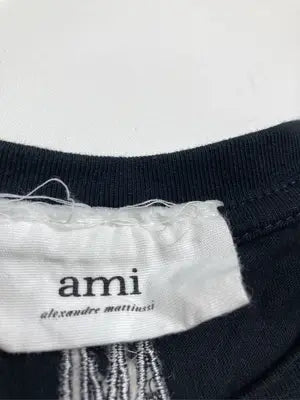 ami/アミ/Tシャツ/カットソー/トップス/ブラック/L