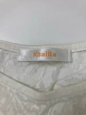 Khallta/Tシャツ/カットソー/トップス/アイボリー/M