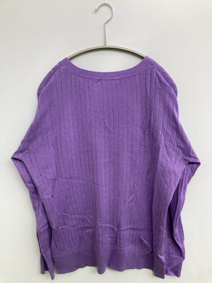 Flow and fixture/ニット/セーター/トップス/パープル/M