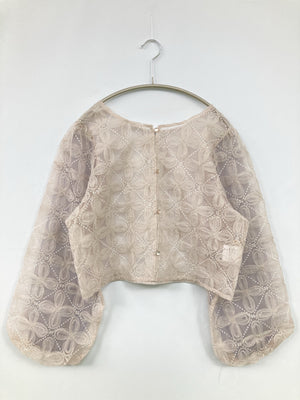 ems/エムズエキサイト/カーディガン/ボレロ/トップス/ベージュ/F