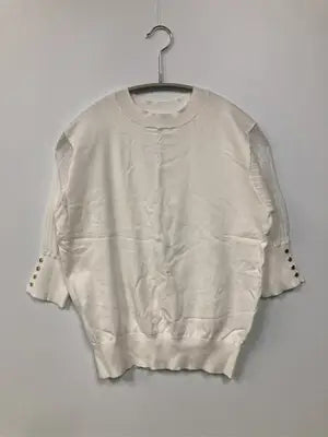 NATURAL BEAUTY BASIC/ナチュラルビューティーベーシック/ニット/セーター/トップス/ホワイト/F
