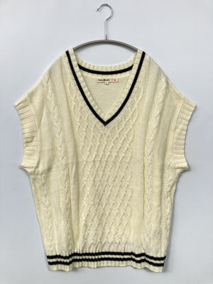 Cutie Blonde/キューティーブロンド/ベスト/トップス/アイボリー/L