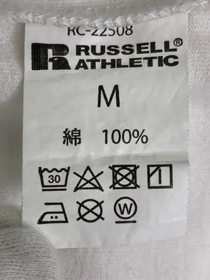 RUSSELL ATHLETIC/ラッセルアスレティック/Tシャツ/カットソー/トップス/ホワイト/M