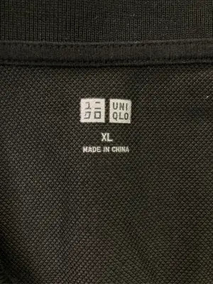 UNIQLO/ユニクロ/ポロシャツ/トップス/ブラック/XL