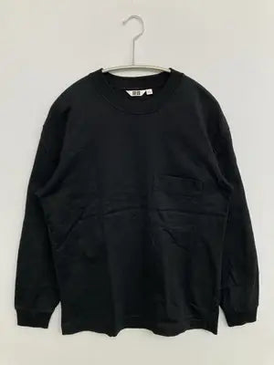 UNIQLO/ユニクロ/スウェット/トップス/ブラック/S