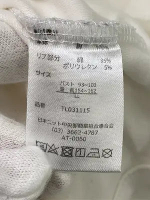 Tシャツ/カットソー/トップス/アイボリー/LL