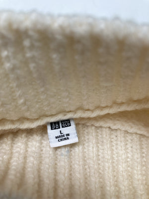 UNIQLO/ユニクロ/ニット/セーター/トップス/ベージュ/L