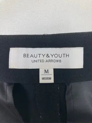 BEAUTY&YOUTH/ビューティーアンドユース/スラックス/パンツ/ブラック/M