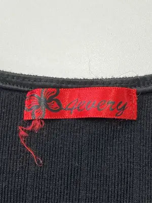 4every/Tシャツ/カットソー/トップス/ブラック