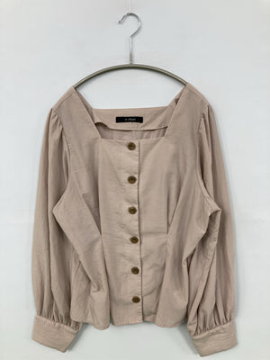 w closet/ダブルクローゼット/シャツ/ブラウス/トップス/ベージュ/F