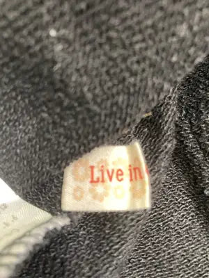 Live in comfort/パーカー/トップス/ブラック/L