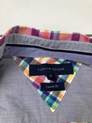 TOMMY HILFIGER/トミーヒルフィガー/シャツ/ブラウス/トップス/レッド/M