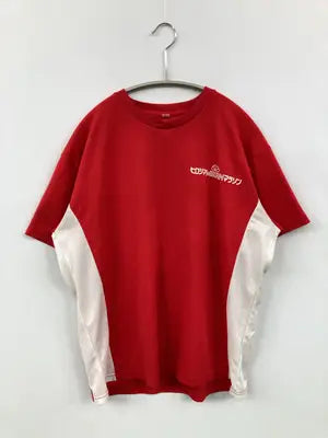 Tシャツ/カットソー/トップス/レッド/L