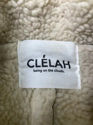 CLELAH/ムートンコート/ジャケット/アウター/ブラウン/M
