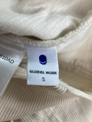 GLOBAL WORK/グローバルワーク/スラックス/パンツ/アイボリー/S