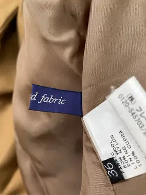 imported fabric/チェスターコート/ジャケット/アウター/ブラウン/36