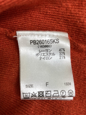 PAGE BOY/ページボーイ/ニット/セーター/トップス/オレンジ/F