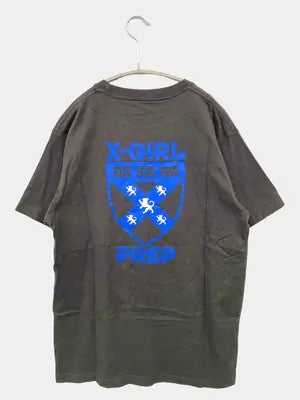 X-GIRL/エックスガール/Tシャツ/カットソー/トップス/グレー/S
