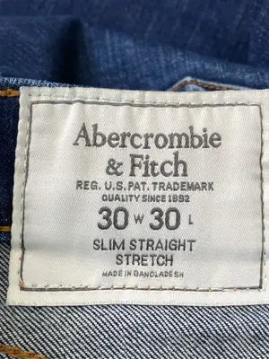 Abercrombie & Fitch/アバクロンビーアンドフィッチ/デニムパンツ/パンツ/ブルー/30W 30L