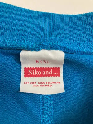 niko and .../ニコアンド/Tシャツ/カットソー/トップス/ブルー/M（3）