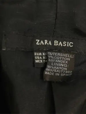 ZARA/ザラ/テーラードジャケット/ジャケット/アウター/ブラック/EUR XS/ USA XS/MEX 24