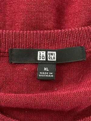 UNIQLO/ユニクロ/カーディガン/ボレロ/トップス/レッド/XL