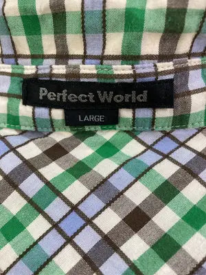 Perfect World/シャツ/ブラウス/トップス/グリーン/LARGE