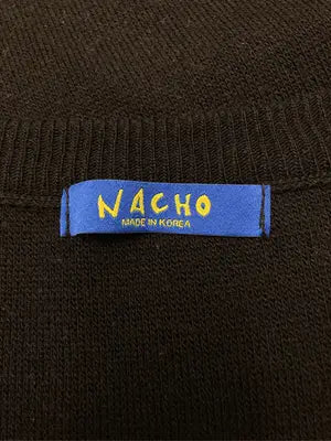 NACHO/ナチョ/Tシャツ/カットソー/トップス/ブラック