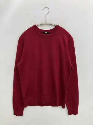 UNIQLO/ユニクロ/ニット/セーター/トップス/レッド/S