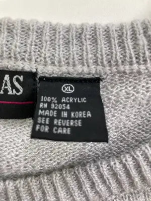 LIZ THOMAS/Tシャツ/カットソー/トップス/グレー/XL