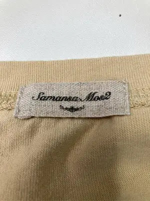 Samansa Mos2/サマンサモスモス/Tシャツ/カットソー/トップス/ベージュ/F