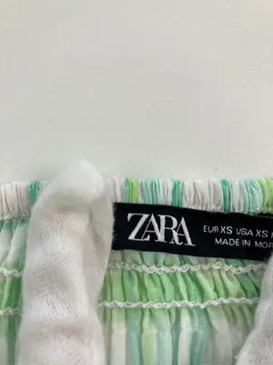 ZARA/ザラ/チューブトップ/トップス/グリーン/XS