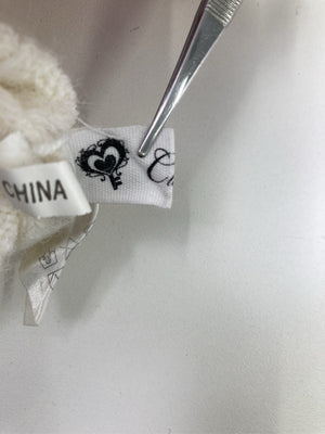 ニット/セーター/トップス/ホワイト/F