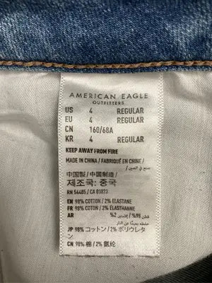 AMERICAN EAGLE/アメリカンイーグル/デニムパンツ/パンツ/ブルー/US 4