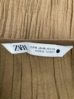 ZARA/ザラ/Tシャツ/カットソー/トップス/ブラウン/USA M
